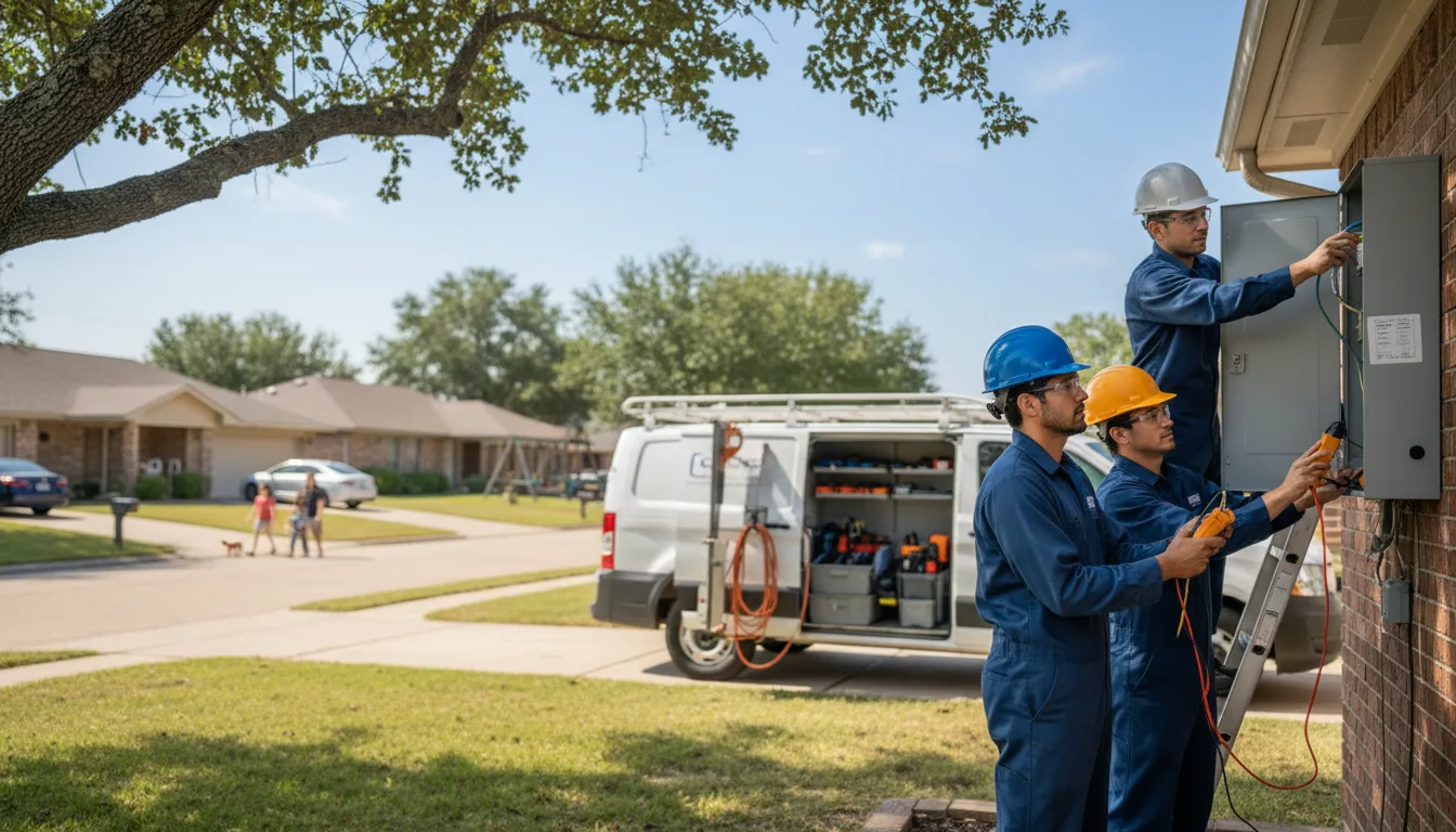 Certified electrician providing emergency electrical services in Butler, GA